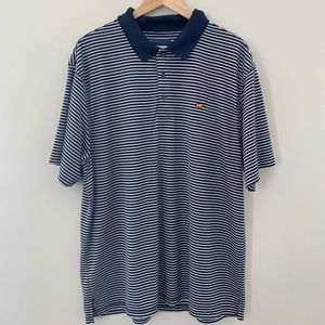 Jack Nicklaus Polo Shirt XXL Mens Navy Blue White